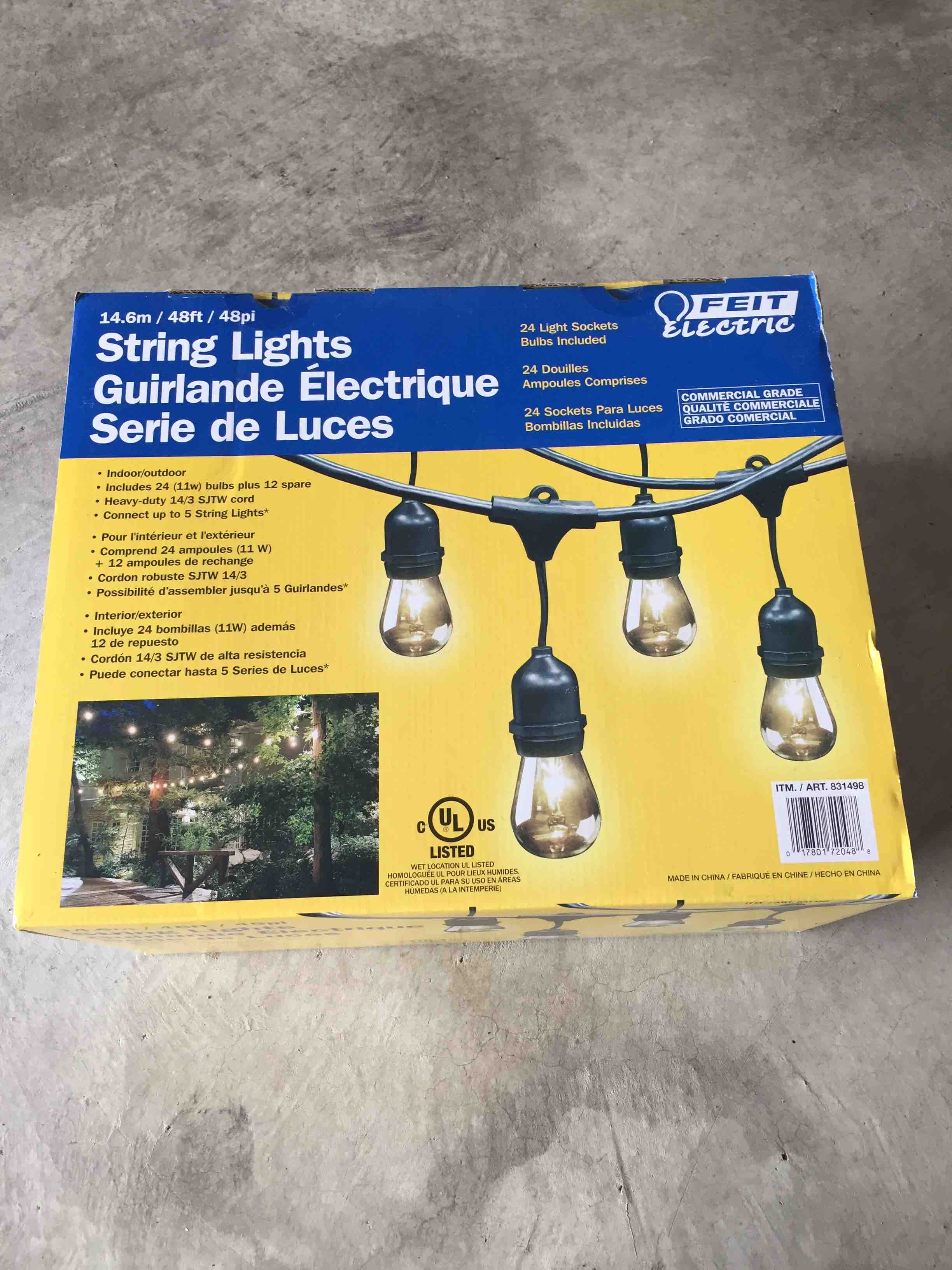 String lights--unopened new